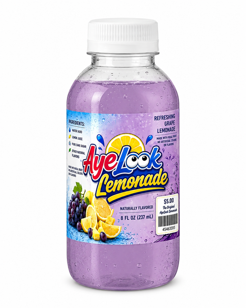 Grape Lemonade Rich Flavor. Smooth Finish. (8oz)