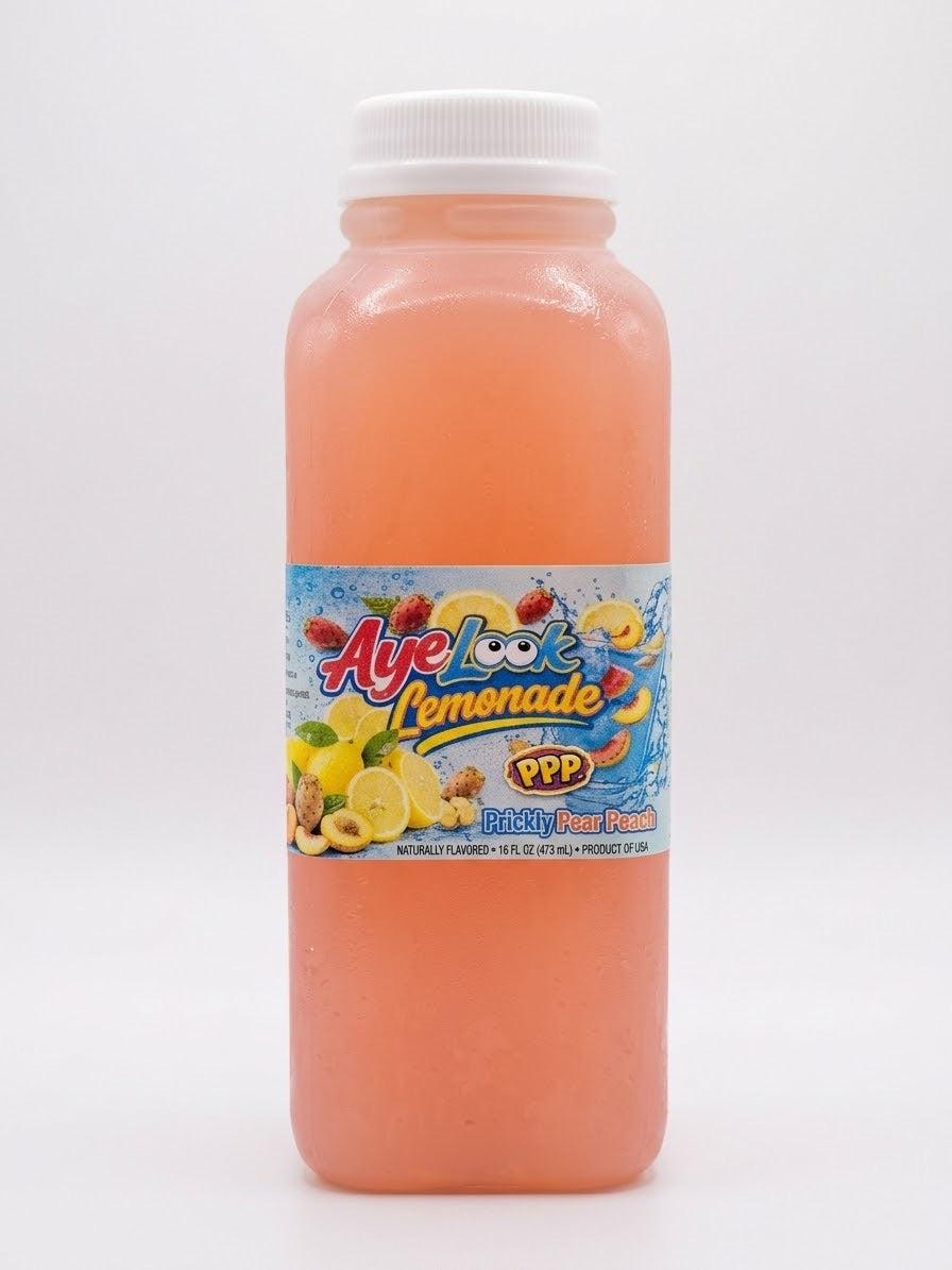Prickly Pear Peach Lemonade